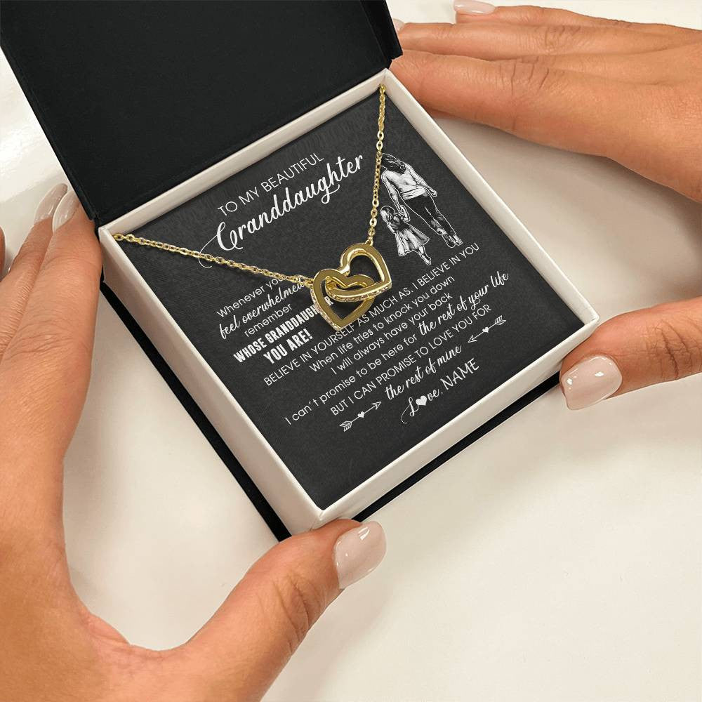 Personalized To My Granddaughter Necklace From Grandma Mimi Whenever You Feel Overwhelmed Granddaughter Jewelry Birthday Christmas Customized Message Card