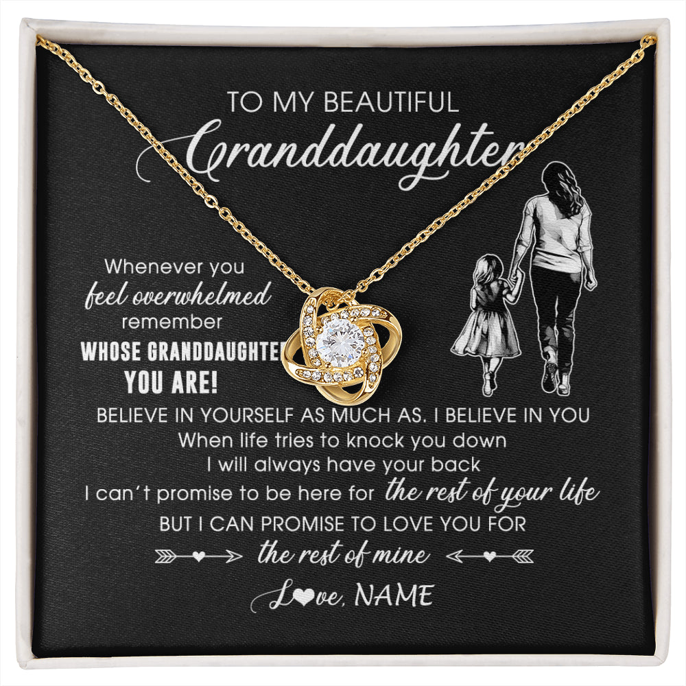 Personalized To My Granddaughter Necklace From Grandma Mimi Whenever You Feel Overwhelmed Granddaughter Jewelry Birthday Christmas Customized Message Card