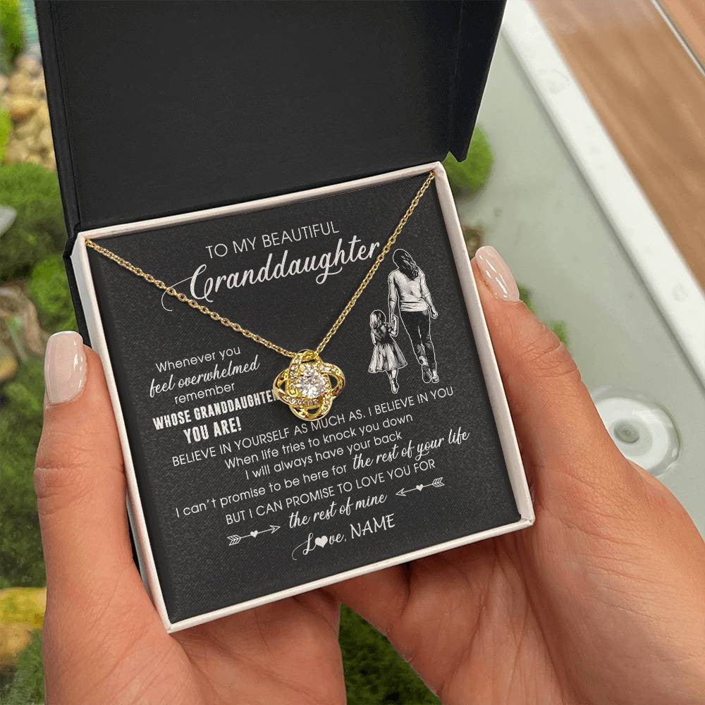 Personalized To My Granddaughter Necklace From Grandma Mimi Whenever You Feel Overwhelmed Granddaughter Jewelry Birthday Christmas Customized Message Card
