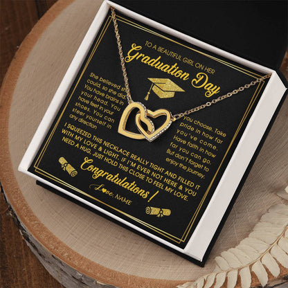 Personalized To A Beautiful Women On Her Graduation Day Necklace For Daughter Granddaughter Sister Bonus Daughter Jewelry Customized Gift Box Message Card