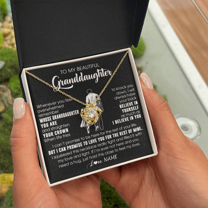 Personalized To My Beautiful Granddaughter Necklace From Grandpa Believe In Yourself Granddaughter Birthday Gifts Jewelry Christmas Customized Message Card