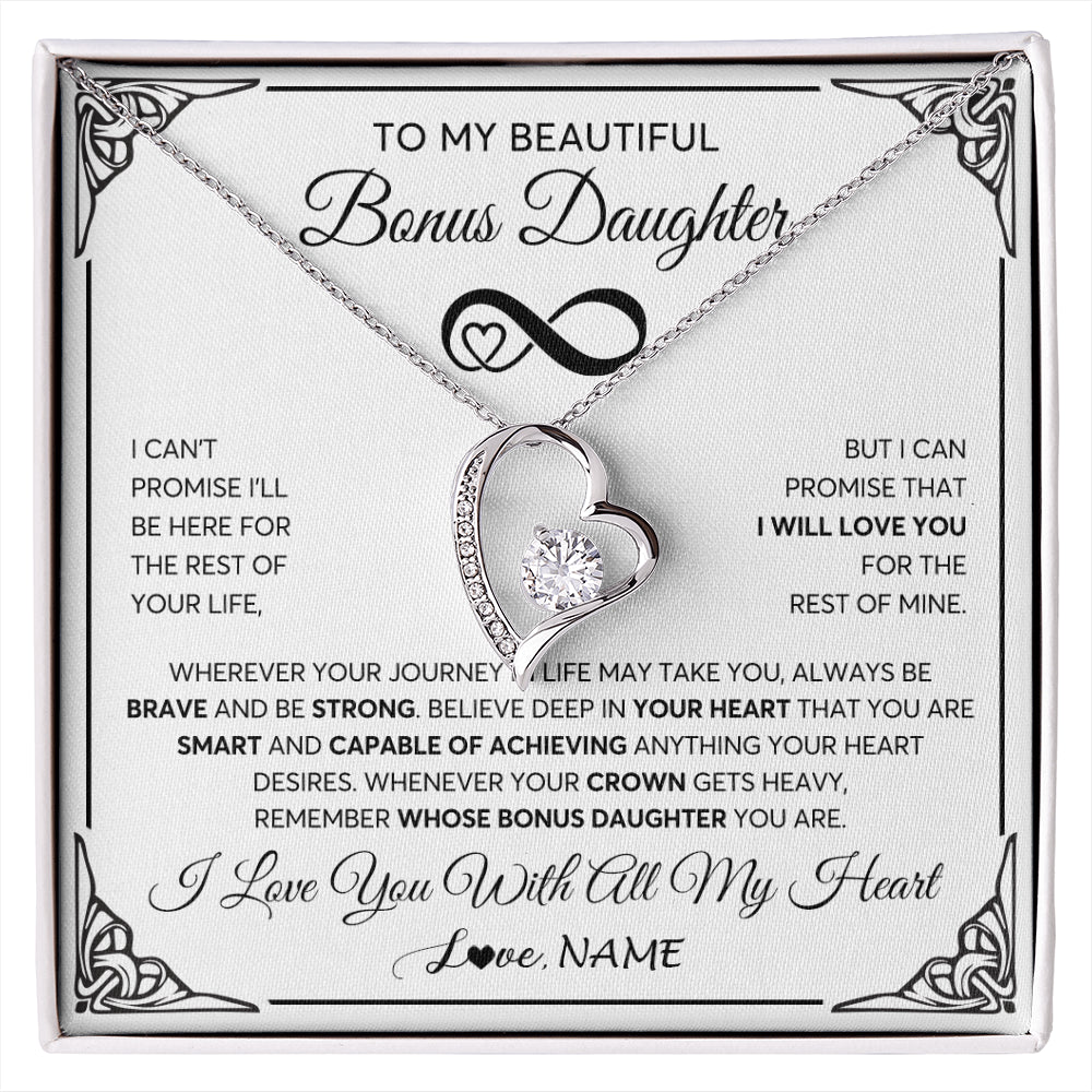 Personalized To My Beautiful Granddaughter Necklace for Women From Grandma Grandpa Love You Granddaughter Birthday Christmas Customized Gift Box Message Card