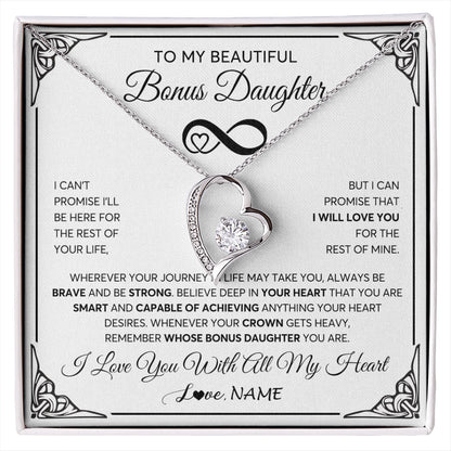 Personalized To My Beautiful Granddaughter Necklace for Women From Grandma Grandpa Love You Granddaughter Birthday Christmas Customized Gift Box Message Card