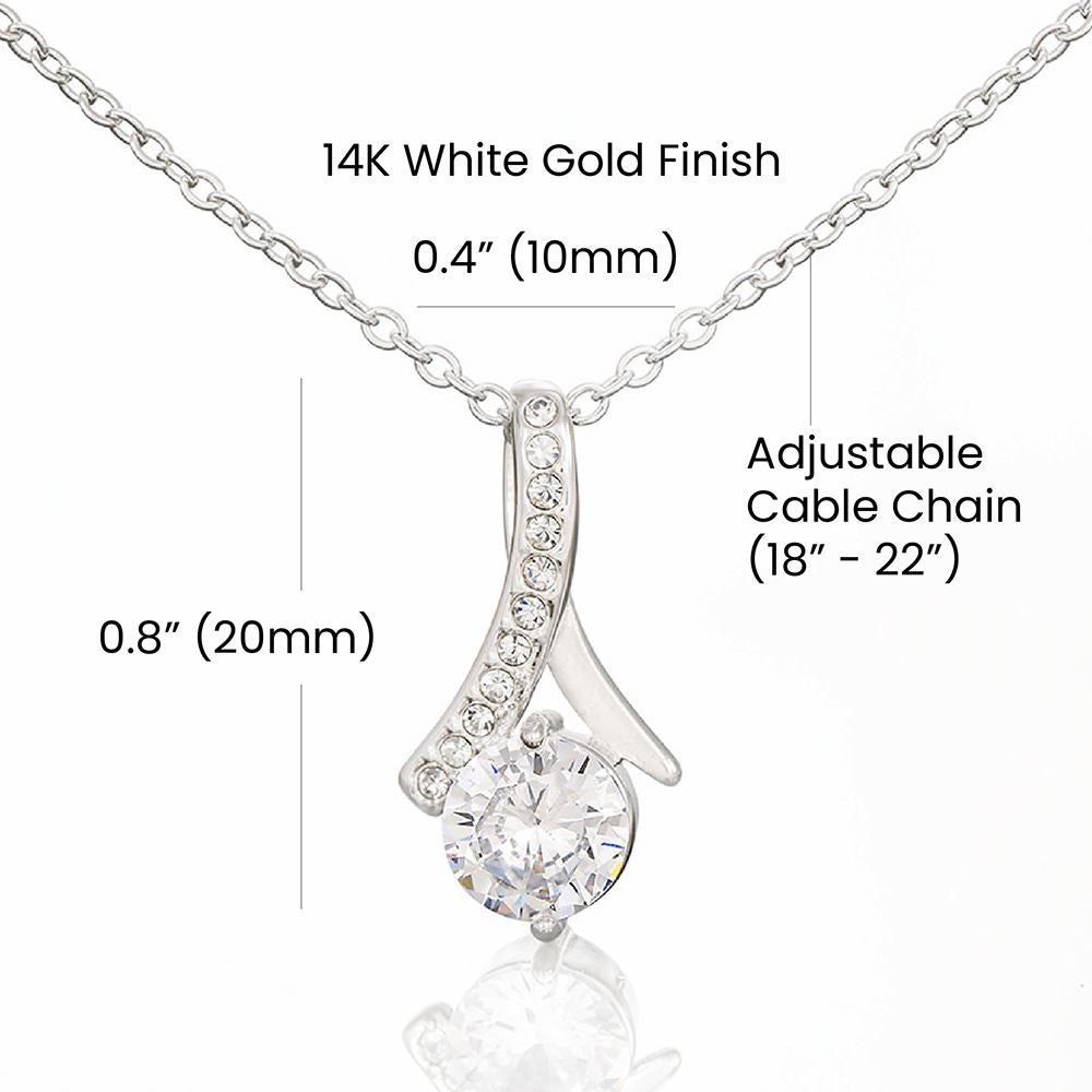 Personalized To My Beautiful Granddaughter Necklace from Grandma Life Gave Me You Granddaughter Birthday Graduation Christmas Customized Gift Box Message Card