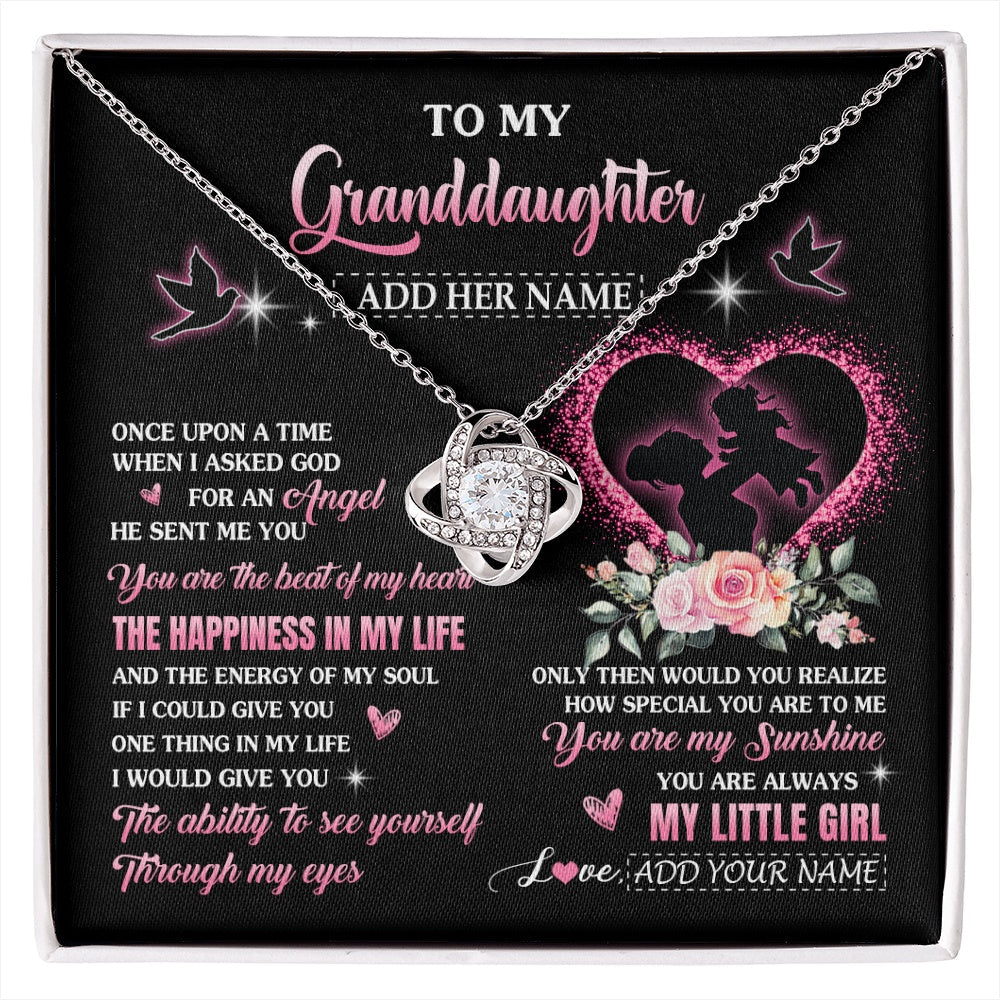 Personalized To My Granddaughter From Grandma Nana Necklace Once Upon A Time Birthday Graduation Gifts For Granddaughter Gifts Christmas Gift Box Message Card