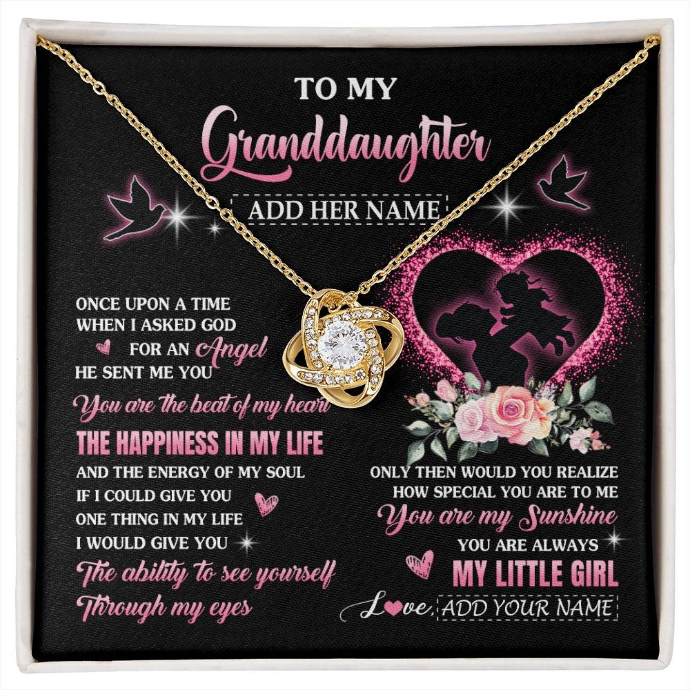 Personalized To My Granddaughter From Grandma Nana Necklace Once Upon A Time Birthday Graduation Gifts For Granddaughter Gifts Christmas Gift Box Message Card