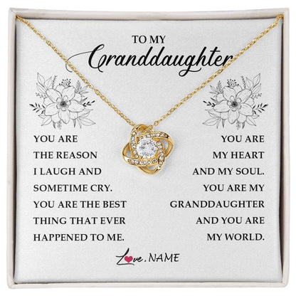 Personalized To My Granddaughter From Grandma You Are My Heart My And My Sould Granddaughter Jewelry Birthday Christmas Customized Gift Box Message Card
