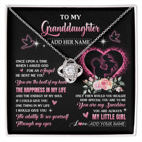 Personalized To My Granddaughter From Grandpa Papa Necklace Once Upon A Time Birthday Graduation Gifts For Granddaughter Gifts Christmas Gift Box Message Card