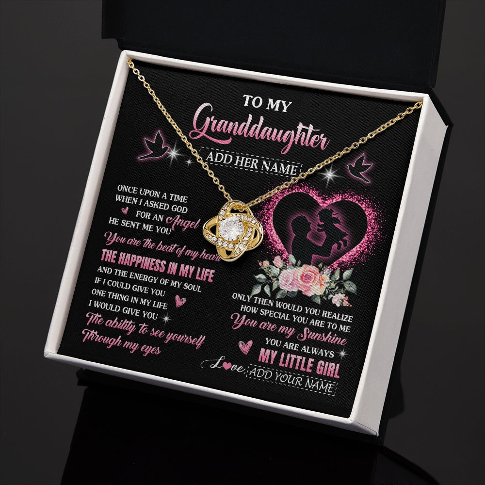 Personalized To My Granddaughter From Grandpa Papa Necklace Once Upon A Time Birthday Graduation Gifts For Granddaughter Gifts Christmas Gift Box Message Card