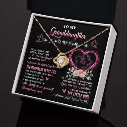 Personalized To My Granddaughter From Grandpa Papa Necklace Once Upon A Time Birthday Graduation Gifts For Granddaughter Gifts Christmas Gift Box Message Card