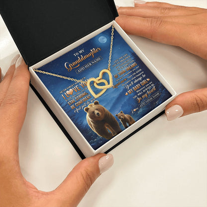 Personalized To My Granddaughter Gifts From Grandma Necklace Bear Never Forget How Much I Love You Granddaughter Birthday Christmas Gift Box Message Card