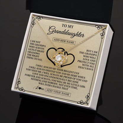 Personalized To My Granddaughter Gifts From Grandpa Granddaughter Birthday Gifts Jewelry Women Granddaughter Pendant Necklace Christmas Gift Box Message Card