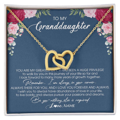 Personalized To My Granddaughter Necklace From Grandma Grandpa You Are My Greatest Gift Granddaughter Birthday Customized Jewelry Gift Box Message Card