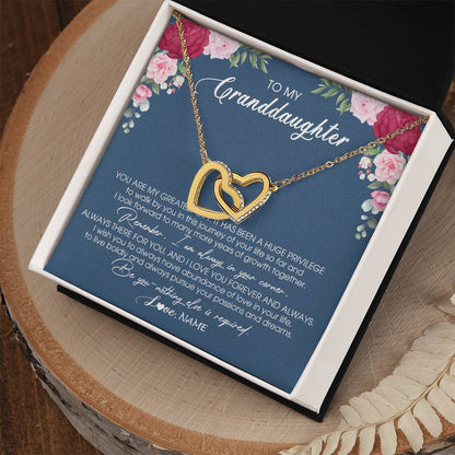 Personalized To My Granddaughter Necklace From Grandma Grandpa You Are My Greatest Gift Granddaughter Birthday Customized Jewelry Gift Box Message Card