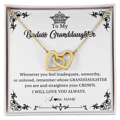 Personalized To My Granddaughter Necklace From Grandma I Will Love You Always Granddaughter Jewelry Birthday Christmas Customized Message Card