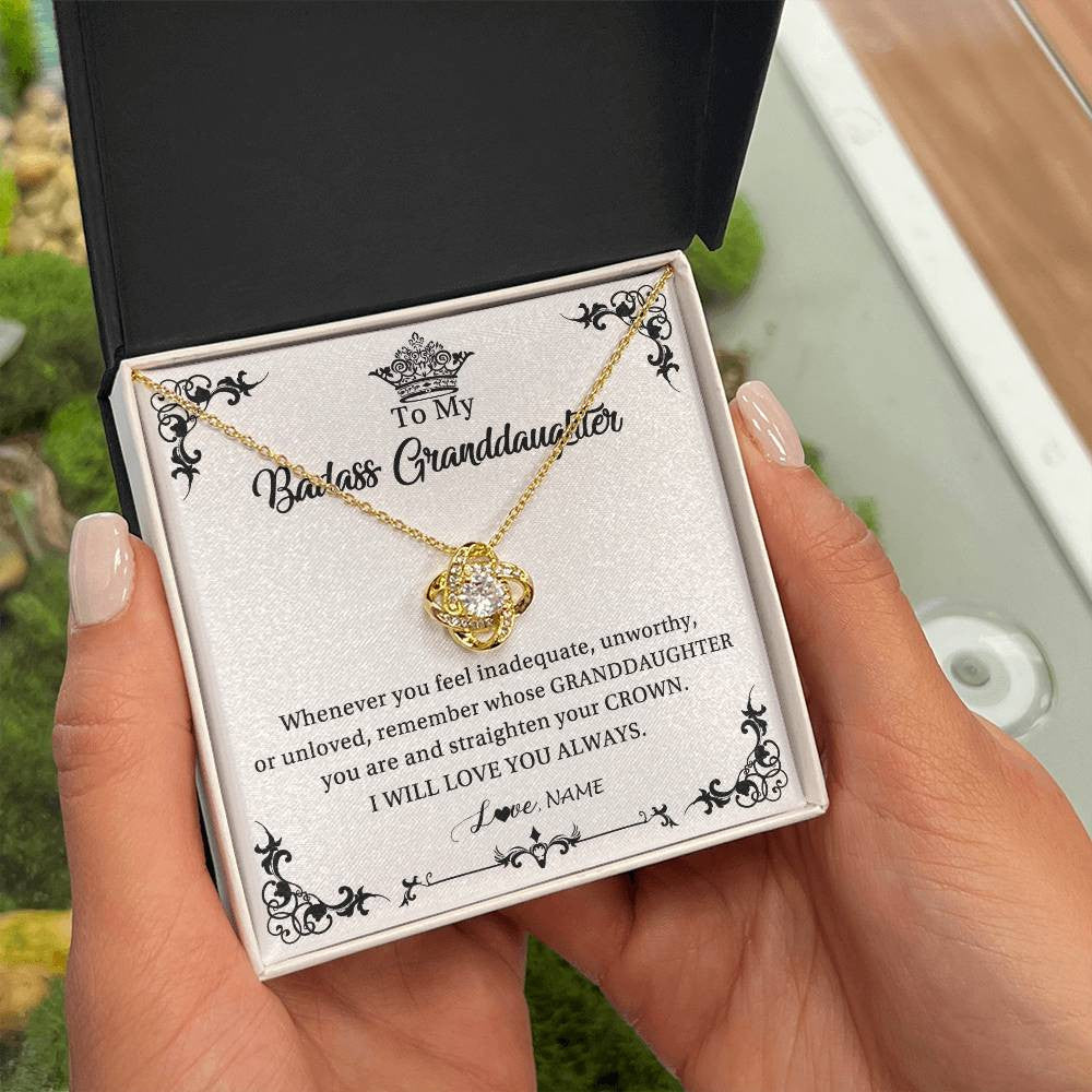 Personalized To My Granddaughter Necklace From Grandma I Will Love You Always Granddaughter Jewelry Birthday Christmas Customized Message Card
