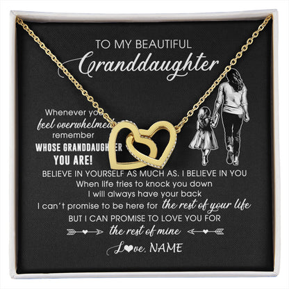 Personalized To My Granddaughter Necklace From Grandma Mimi Whenever You Feel Overwhelmed Granddaughter Jewelry Birthday Christmas Customized Message Card