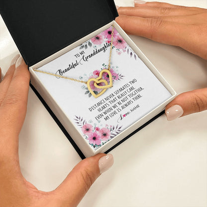 Personalized To My Granddaughter Necklace From Grandma Nana My Love Is Always There Granddaughter Birthday Customized Gift Box Message Card