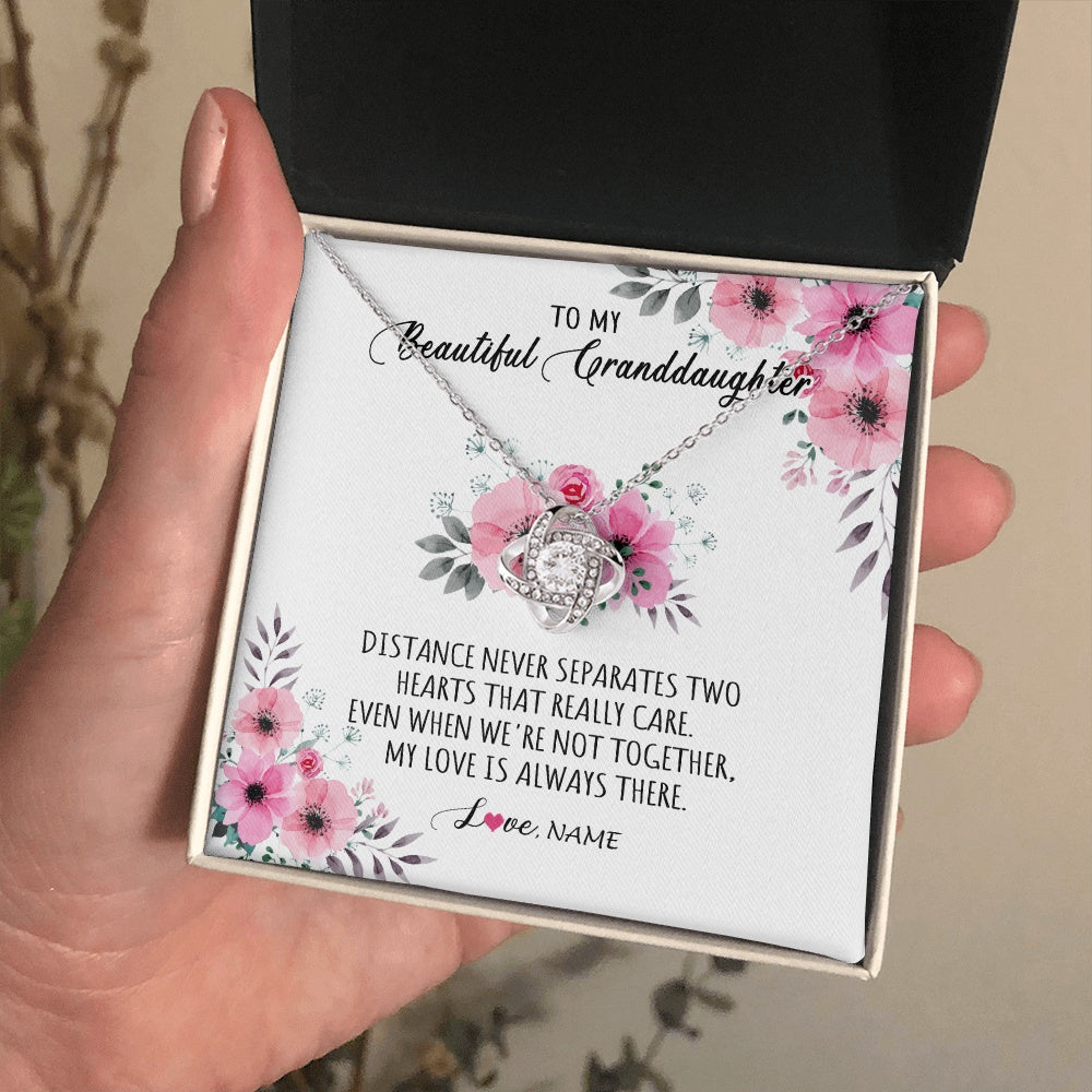 Personalized To My Granddaughter Necklace From Grandma Nana My Love Is Always There Granddaughter Birthday Customized Gift Box Message Card