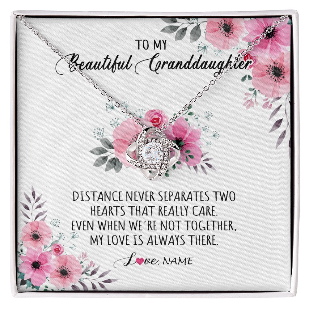 Personalized To My Granddaughter Necklace From Grandma Nana My Love Is Always There Granddaughter Birthday Customized Gift Box Message Card