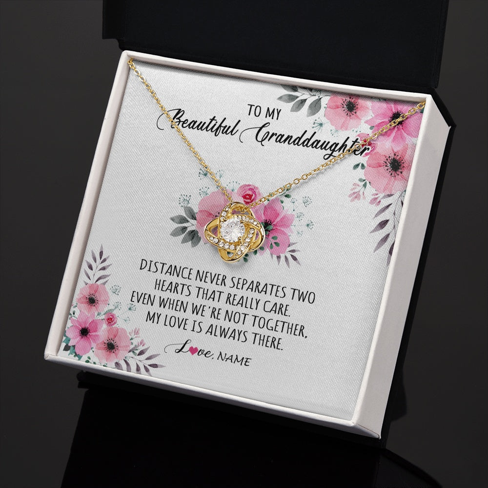 Personalized To My Granddaughter Necklace From Grandma Nana My Love Is Always There Granddaughter Birthday Customized Gift Box Message Card