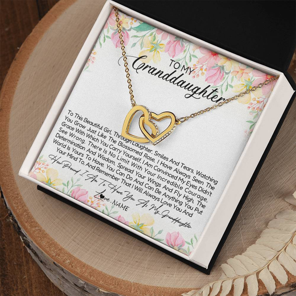 Personalized To My Granddaughter Necklace From Grandma Nana To This Beautiful Granddaughter Jewelry Birthday Christmas Customized Gift Box Message Card