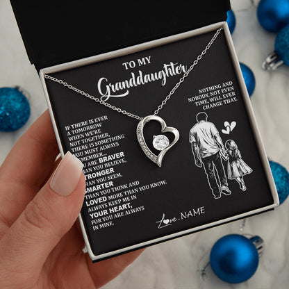Personalized To My Granddaughter Necklace From Grandpa You Are Always In Mine Beautiful Granddaughter Birthday Graduation Christmas With Gift Box Message Card