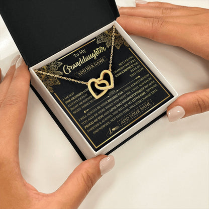 Personalized To My Granddaughter Necklace From Grandpa Your Biggest Fan Birthday Gifts For Granddaughter Gifts Christmas Jewelry Custom Gift Box Message Card