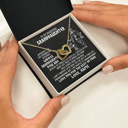Personalized To My Granddaughter Viking Necklace From Grandpa Whenever You Feel Overwhelmed Birthday Christmas Jewelry Customized Gift Box Message Card