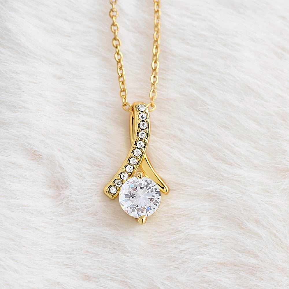 Personalized To Our Granddaughter Necklace From Aunt Uncle You're Beautiful Granddaughter Jewelry Pendant Birthday Christmas Customized Gift Box Message Card