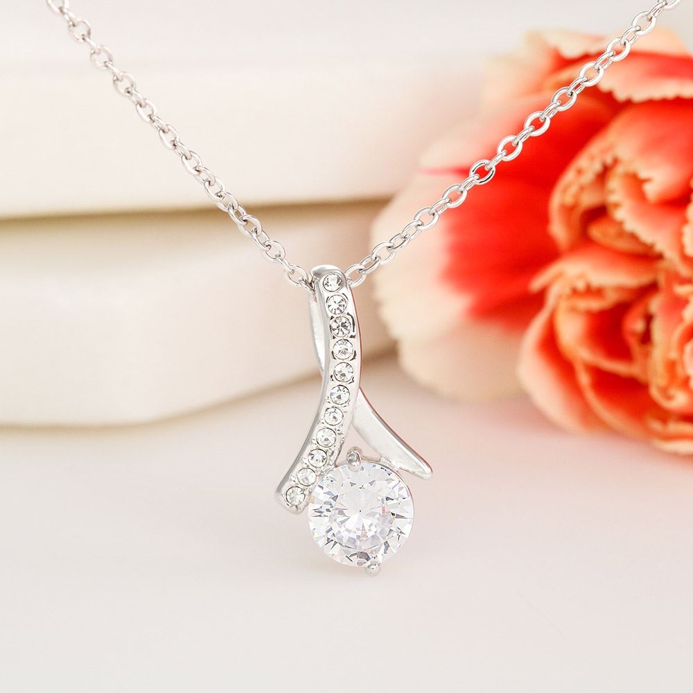 Personalized To Our Granddaughter Necklace From Aunt Uncle You're Beautiful Granddaughter Jewelry Pendant Birthday Christmas Customized Gift Box Message Card